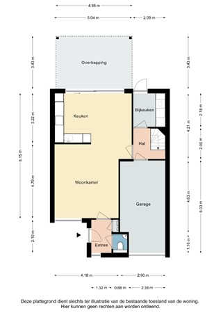 Plattegrond - Hendrik Van Veldekestraat 56, 6367 SC Voerendaal - Hendrik van Veldekestraat 56 Voerendaal - Begane grond 2D.jpg